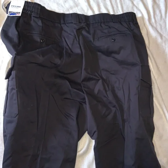 BLAUER WORK TROUSERS CARGO PANTS 48 waist 31 inseam NEW WITH TAGS NAVY BLUE